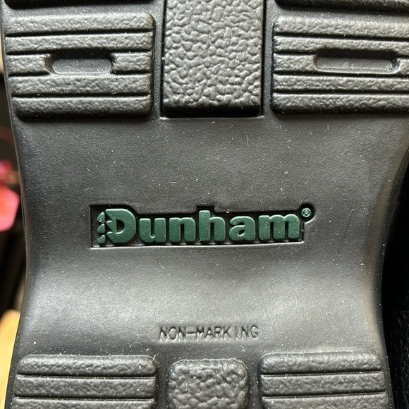 Dunham Winslow Velcro casual shoe size 11 WIDE (2e).  Black leather NEW main image 7